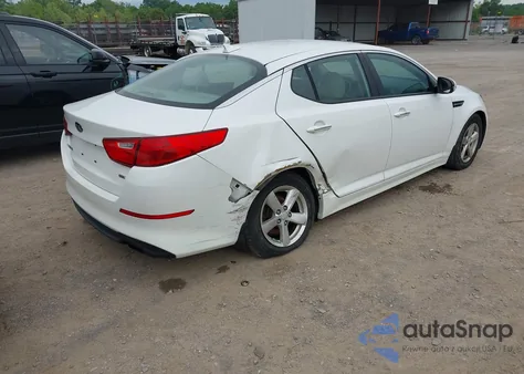 2015 Kia Optima Lx из США, поврежденный, VIN KNAGM4A78F5653027